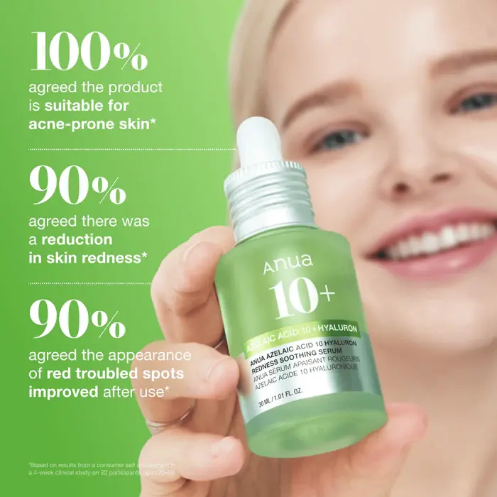 Anua Azelaic Acid 10+ Hyaluron Redness Soothing Serum 10ml - Image 6