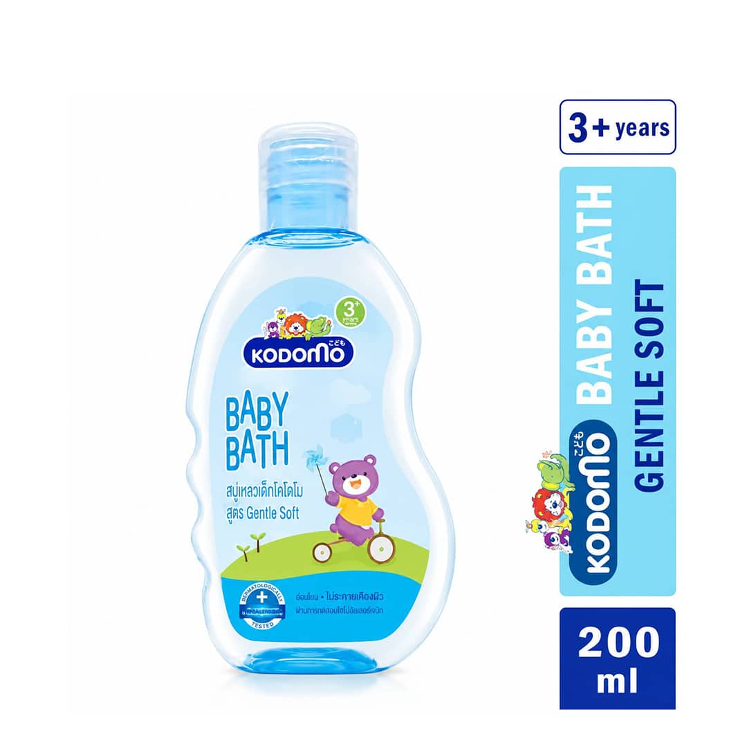 Kodomo Baby Gentle Soft Bath 3+ 200ml - Image 2