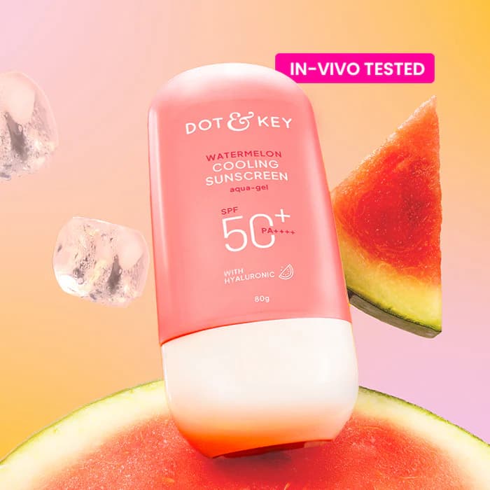 Dot & Key Watermelon Cooling Sunscreen SPF 50+ pa+ 50g - Aqua Gel - Image 2