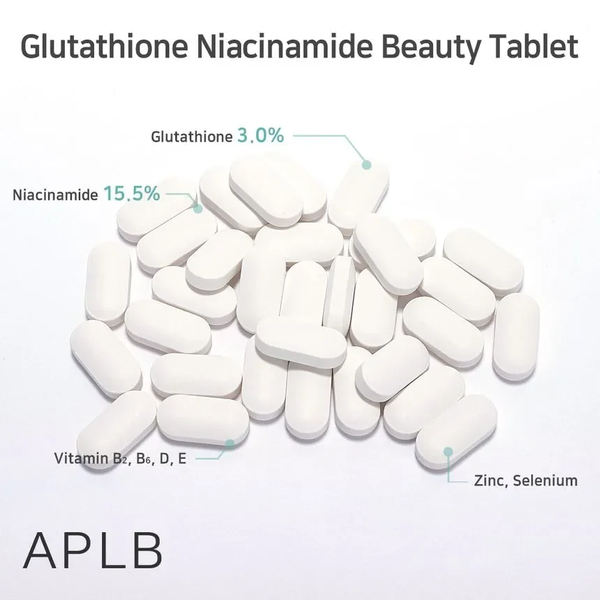 APLB Glutathione Niacinamide Beauty Tablet 500mg x 30 Tablet - Image 4
