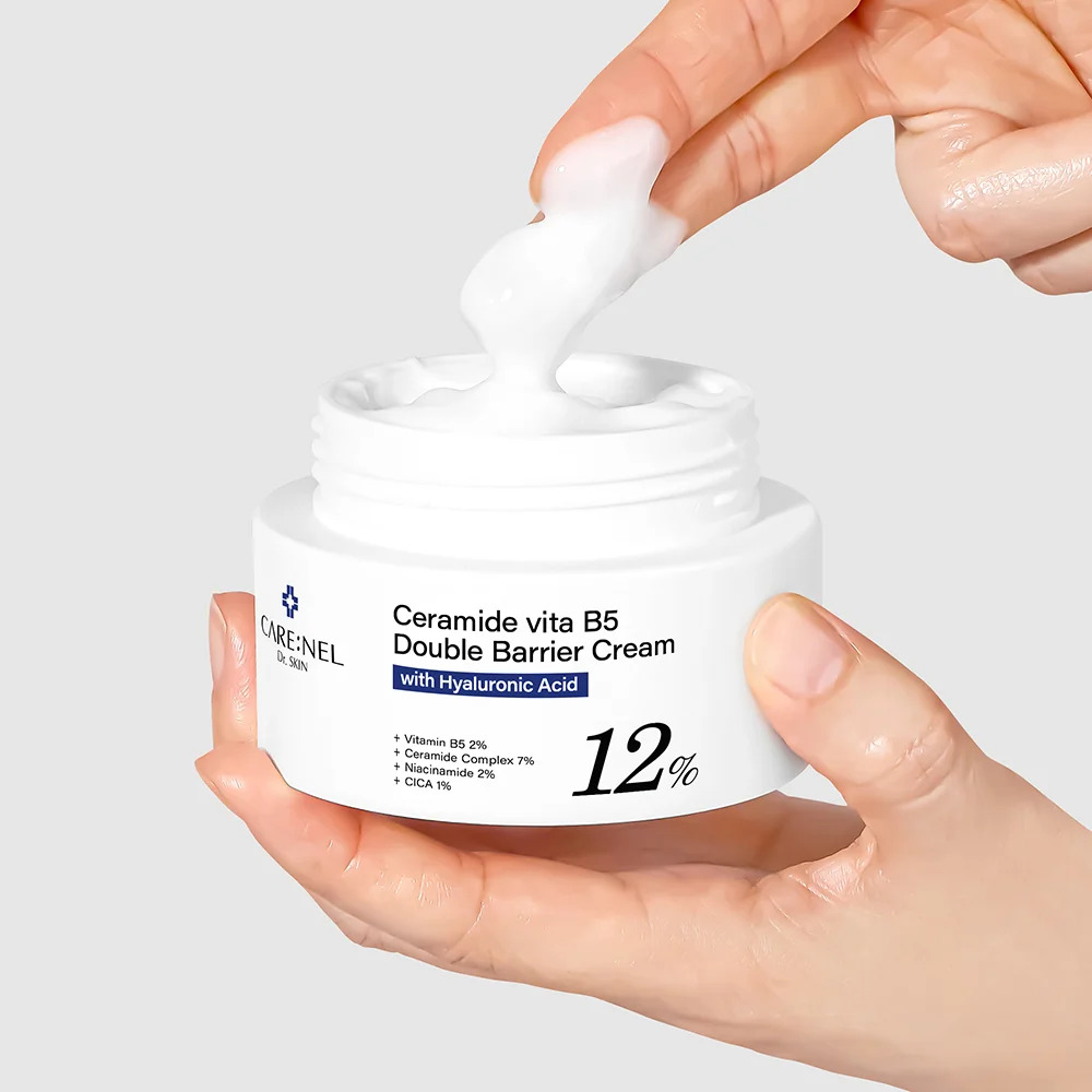 Care:Nel Ceramide Vita B5 Double Barrier Cream with Hyaluronic Acid 50ml - Image 2