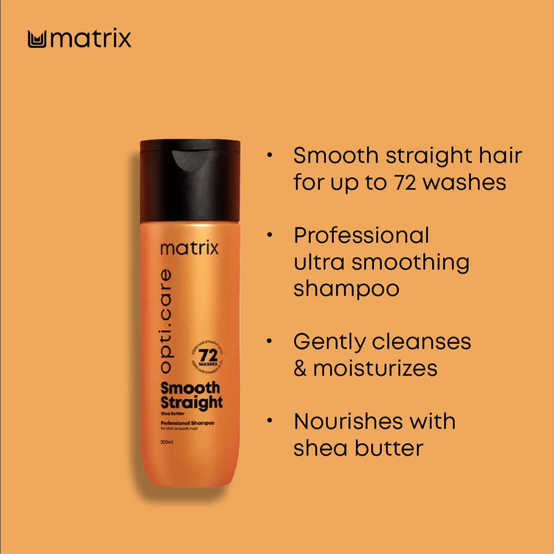 Matrix Smooth Straight Shea Butter Professional Shampoo 200ml - Image 2