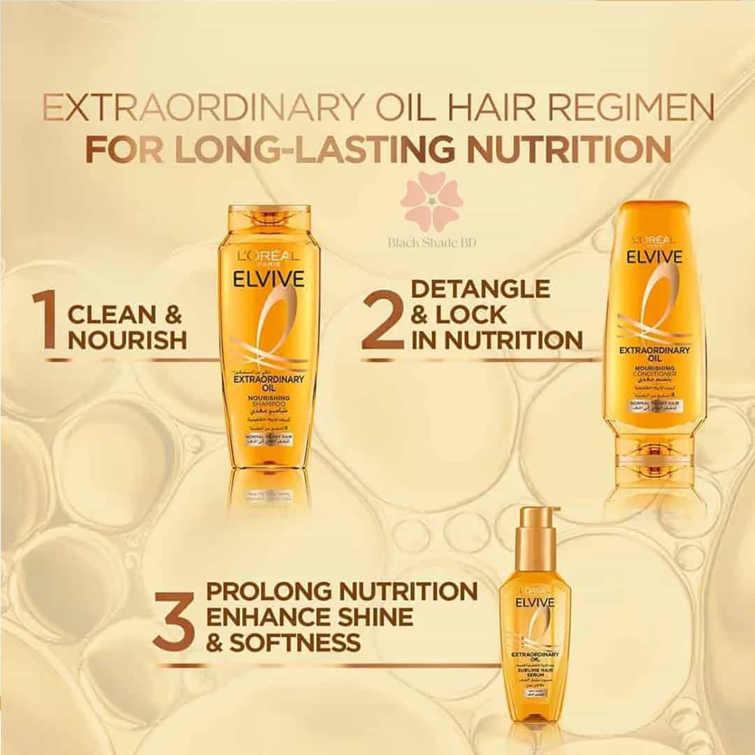 L'oreal Paris Elvive Extraordinary Oil Nourishing Conditioner 360ml - Image 2
