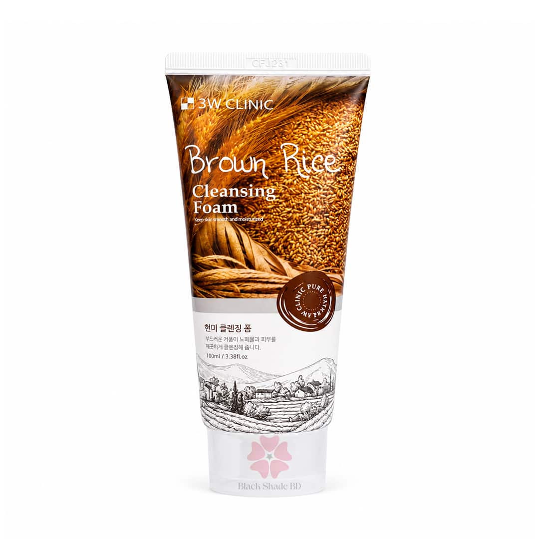 3W Clinic Brown Rice Cleansing Foam 100ml - Image 3