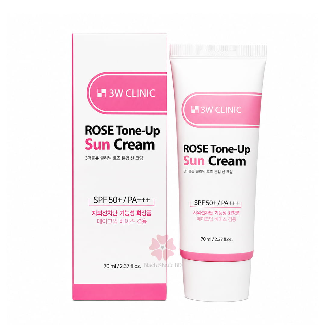 3w Clinic Rose Tone-Up Sun Cream Spf 50+ PA+++70ml - Image 3