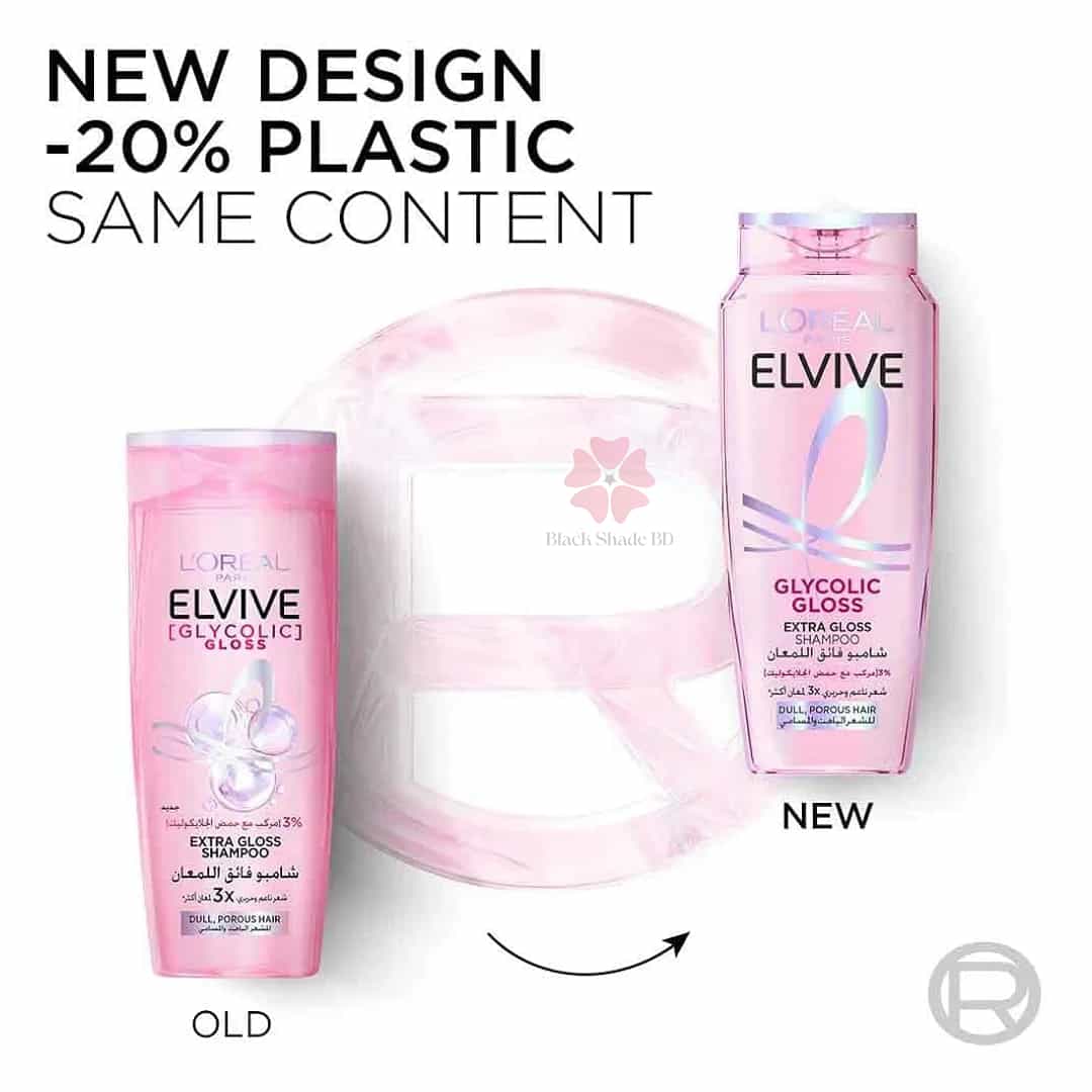 L'oreal Paris Elvive Glycolic Extra Gloss Shampoo 400ml - Image 6