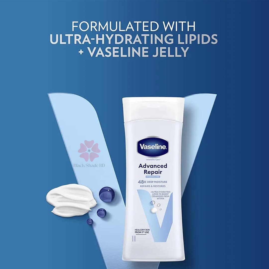 Vaseline Intensive Care Body Lotion Advanced Repair for Sensitive Skin 400ml - Image 2