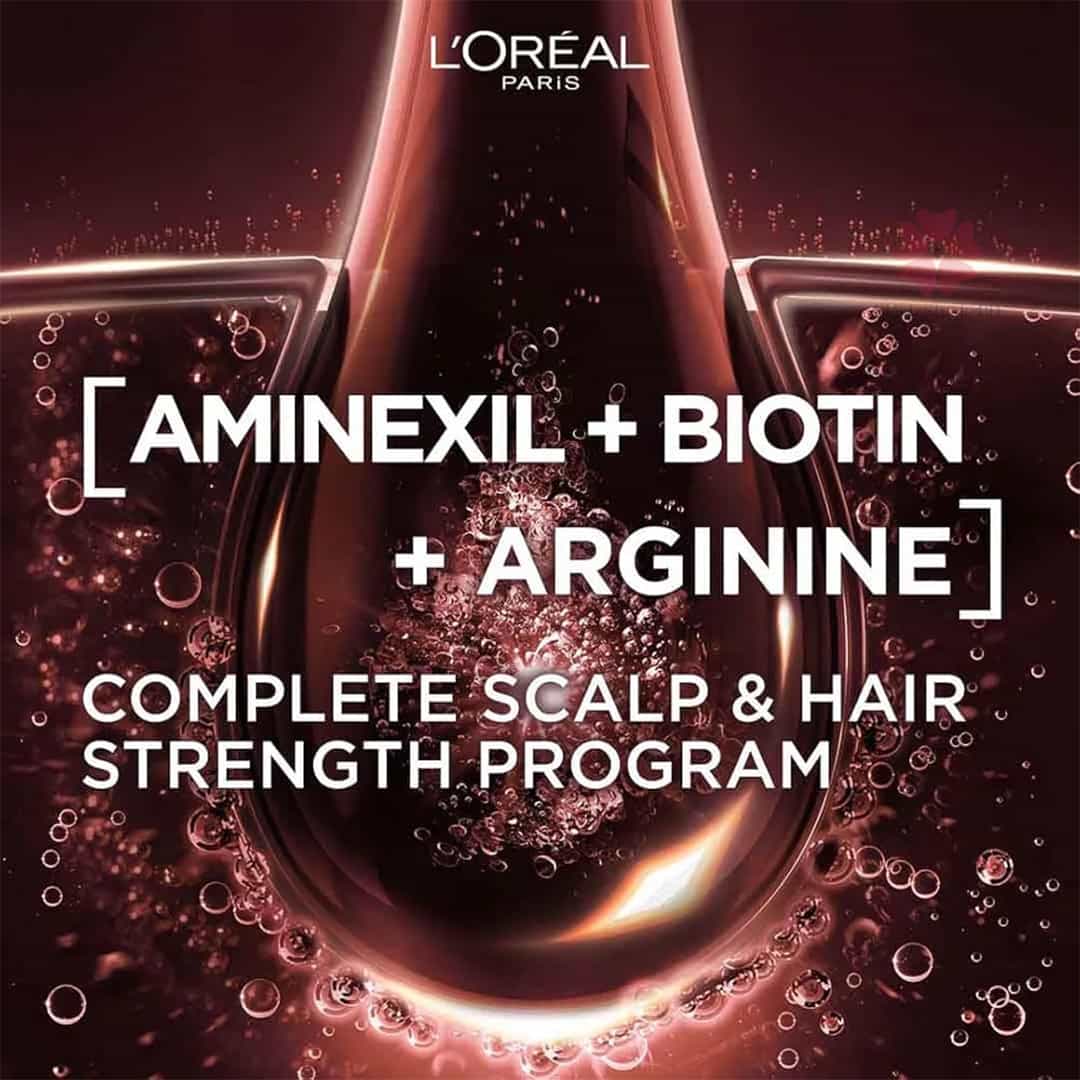 L'oreal Paris Elvive Fall Resist Aminexil Reinforcing Shampoo 400ml - Image 4