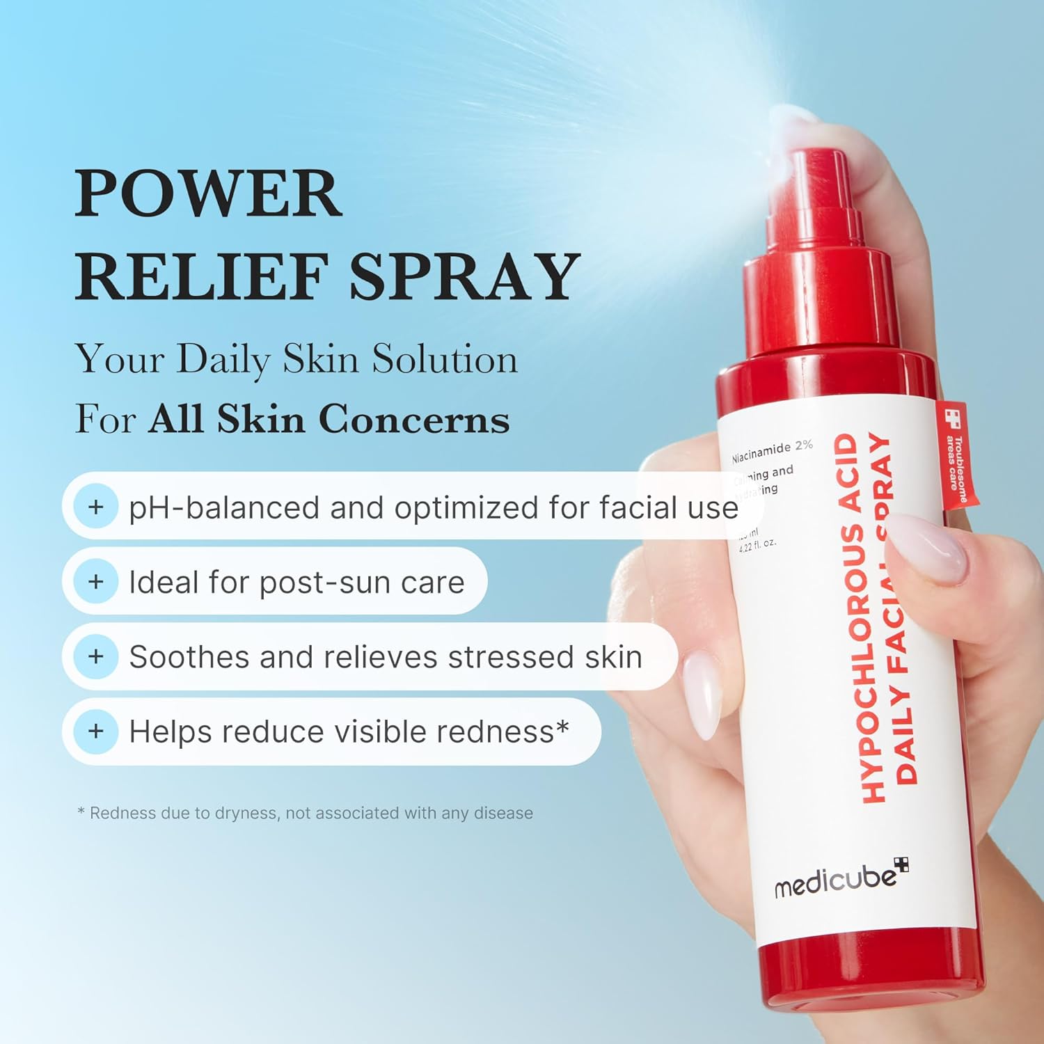 MEDICUBE Hypochlorous Acid Daily Facial Spray 125ml - Image 4