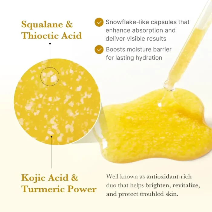 MEDICUBE Kojic Acid Turmeric Niacinamide Serum 30ml - Image 5