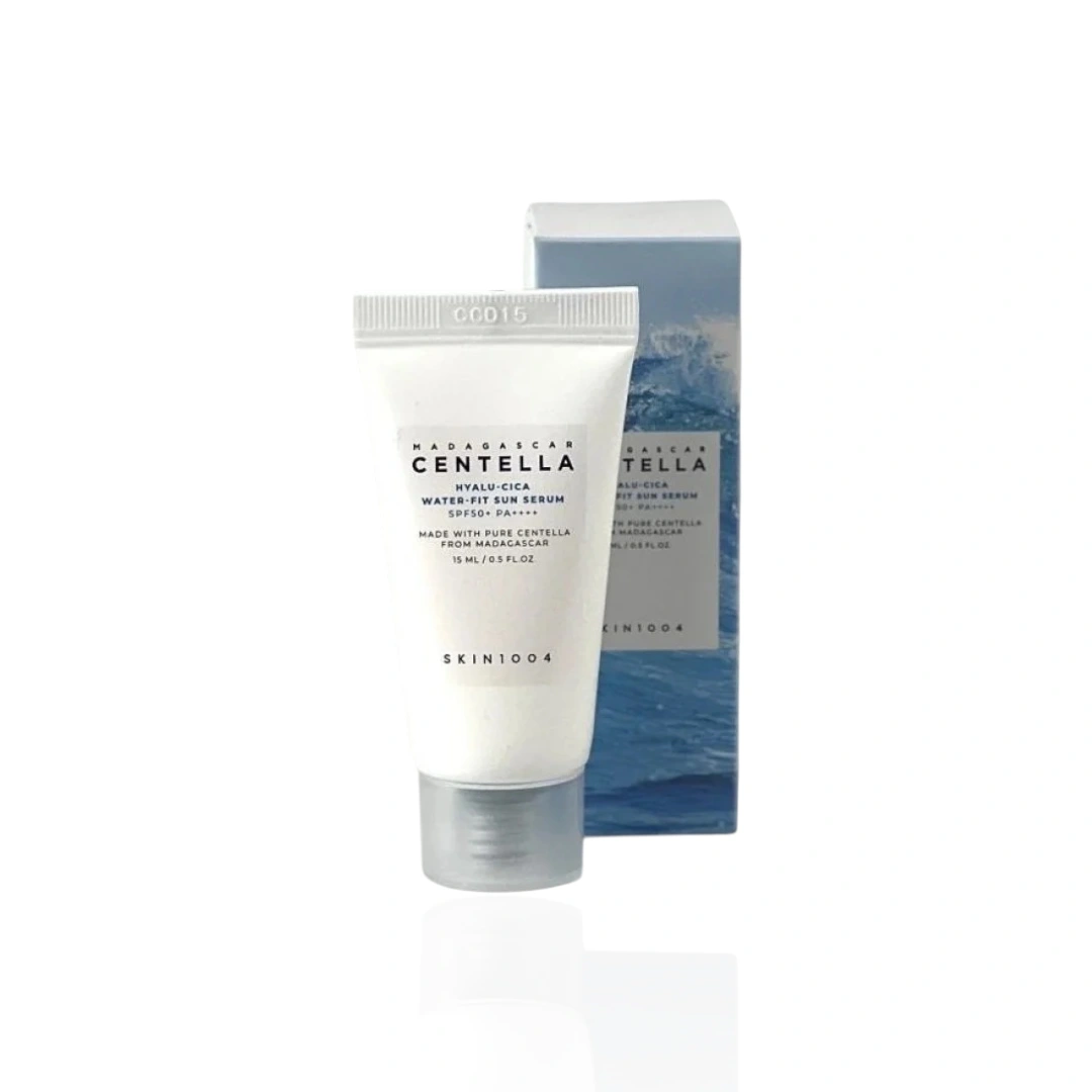 Skin1004 Madagascar Centella Hyalu-Cica Water-Fit Sun Serum SPF 50+ pa++++ 15ml - Image 2