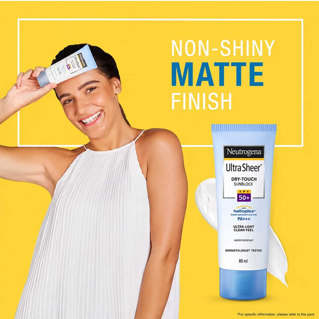 Neutrogena Ultra Sheer Dry Touch Sunblock SPF 50+ pa++++ 80g - Image 2