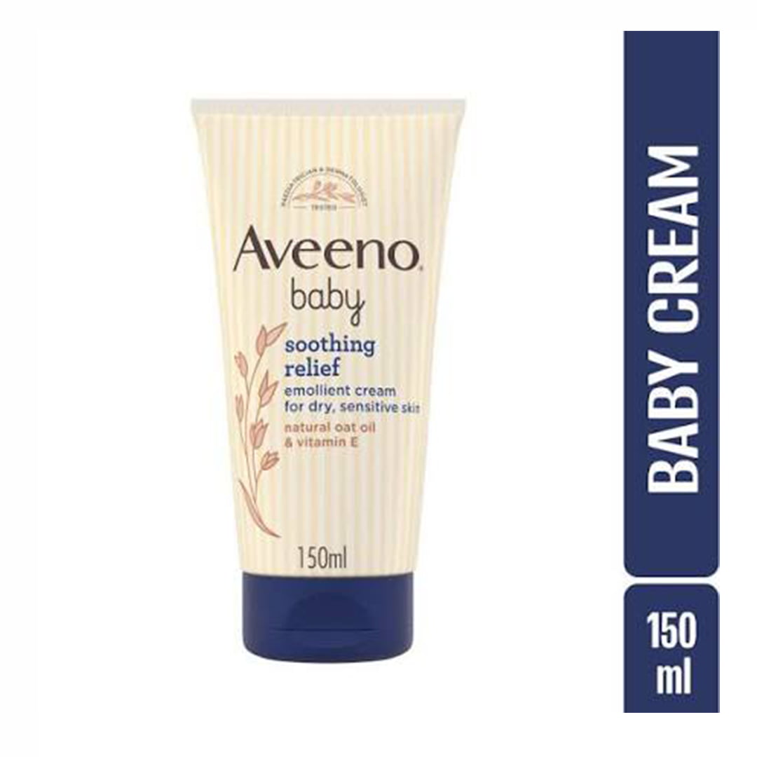 Aveeno Baby Soothing Relief Emollient Cream 150ml - Image 2