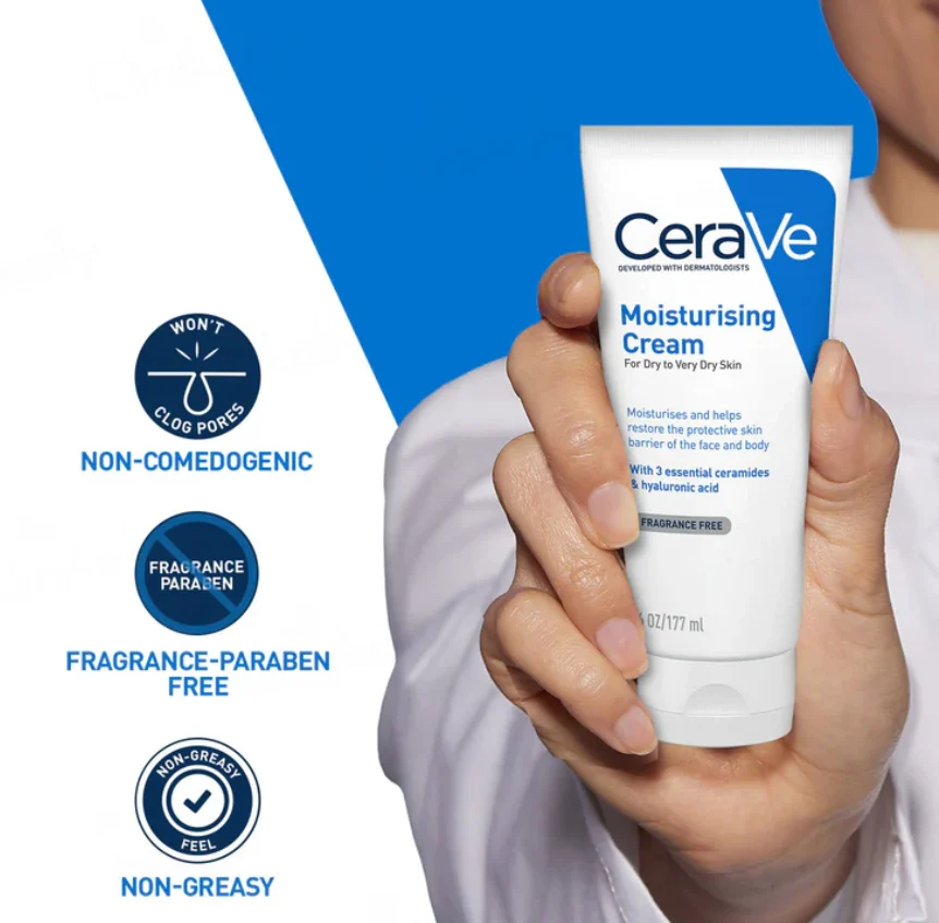 CeraVe Moisturising Cream for Dry to Very Dry Skin 177ml - Image 2