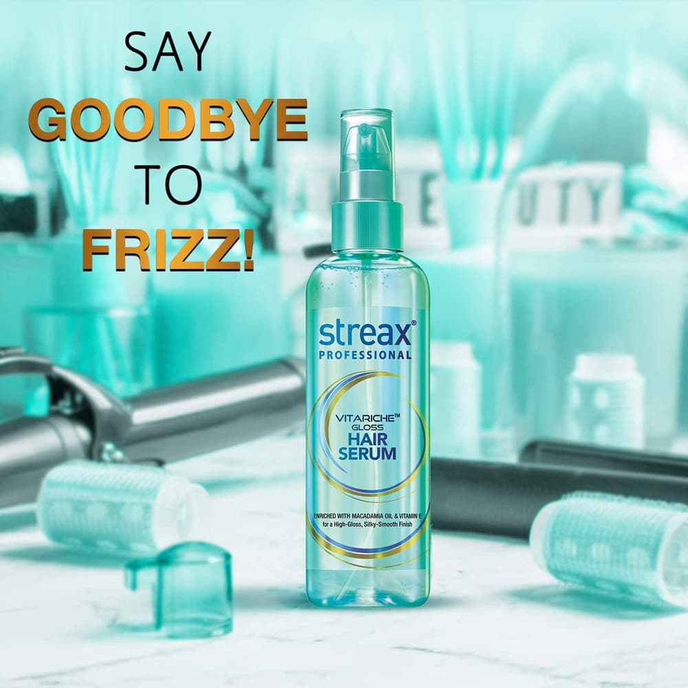 Streax Professional Vitariche Gloss Hair Serum 115ml - Image 4