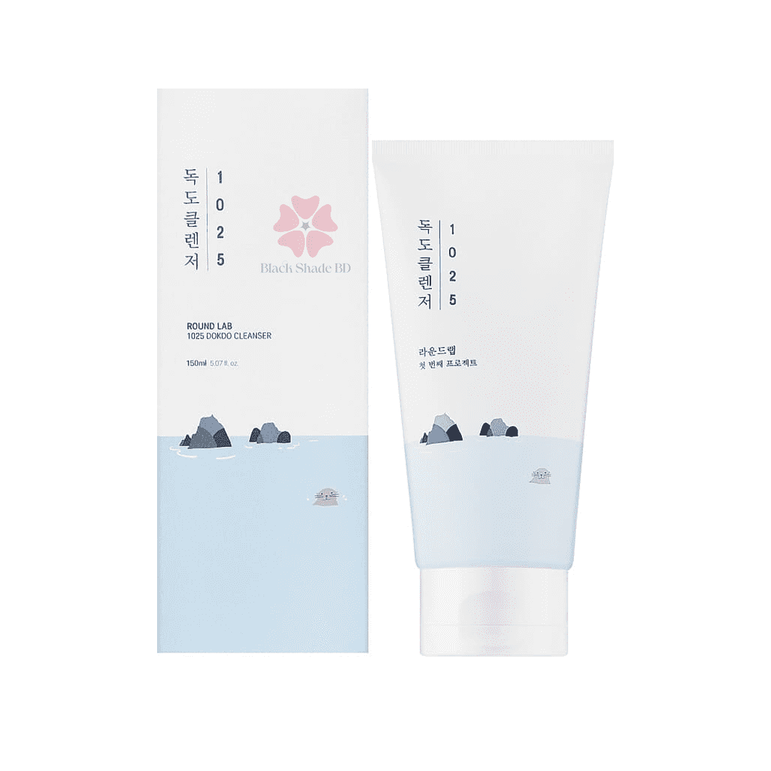 ROUND LAB 1025 Dokdo Cleanser – A gentle low-pH cleanser with Deep Sea Water that removes dirt, oil, and makeup while keeping skin hydrated. Suitable for sensitive skin. 5.07 fl. oz.