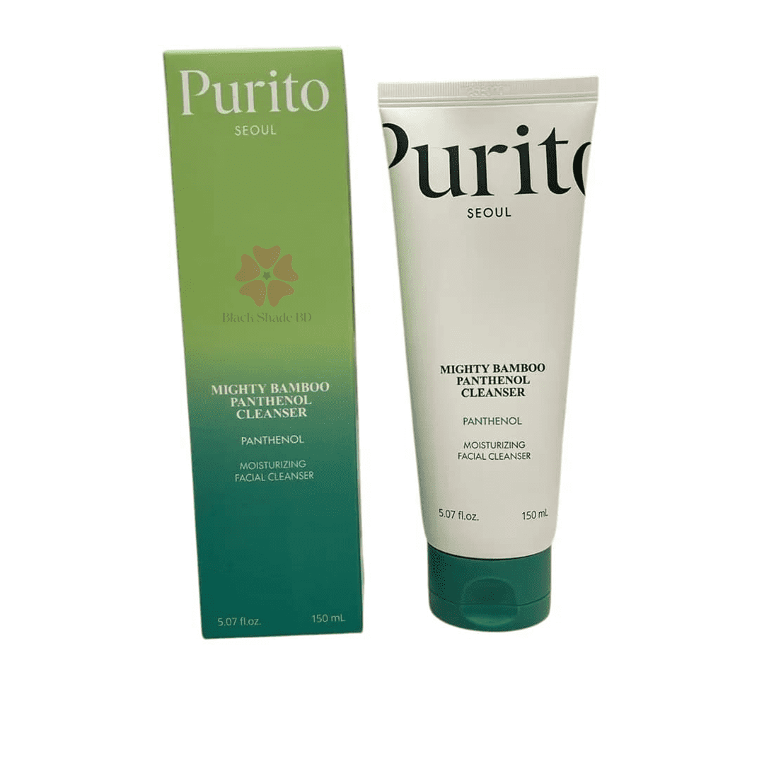 PURITO Mighty Bamboo Panthenol Cleanser – A gentle, hydrating cleanser that removes dirt and makeup while soothing sensitive skin. Vegan and cruelty-free. 150 ml / 5.07 fl. oz.