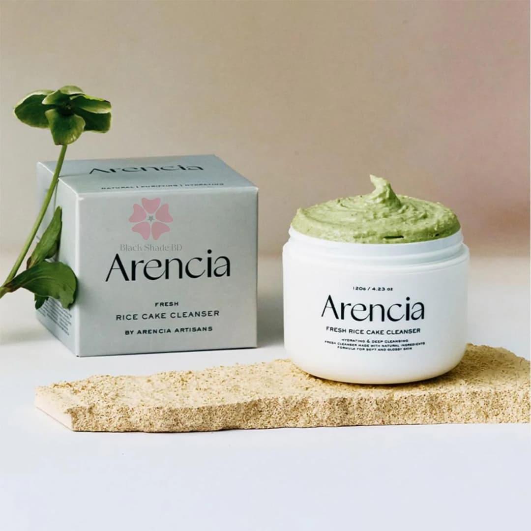 Arencia Rice Mochi Cleanser – A gentle cleanser with Rice Water and Green Tea that helps cleanse pores, remove blackheads, and keep skin hydrated and refreshed.