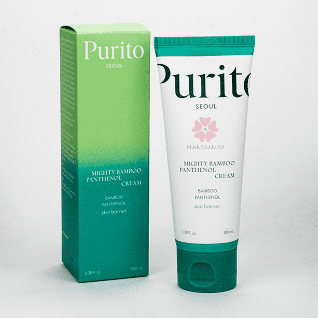 PURITO Panthenol 10% Barrier Cream– A hydrating moisturizer with 10% Panthenol that helps strengthen the skin barrier, soothe irritation, and lock in moisture. Non-comedogenic, vegan, and suitable for all skin types, including sensitive and blemish-prone skin. 100 mL / 3.38 fl. oz.