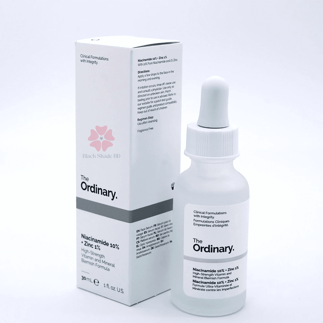 The Ordinary Niacinamide 10% + Zinc 1% – A lightweight serum that helps reduce blemishes, control excess oil, and smooth skin texture.